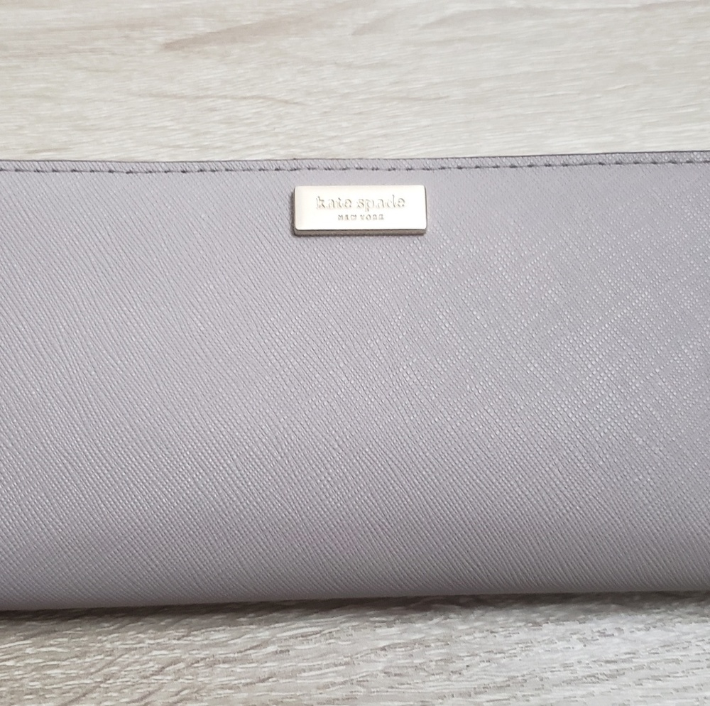 Gray Kate Spade Wallet